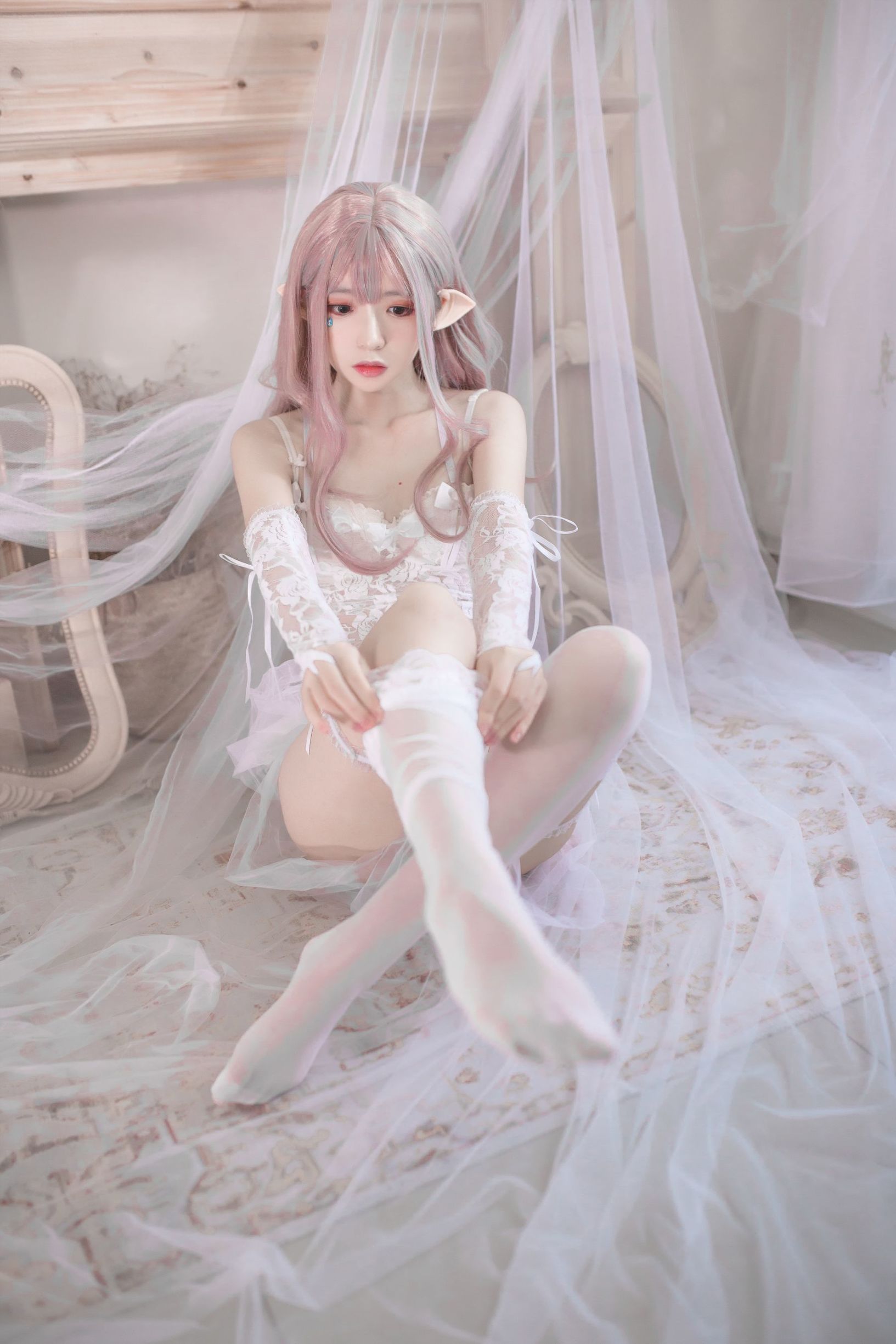 [Cosplay写真]疯猫ss纯白精灵插图5